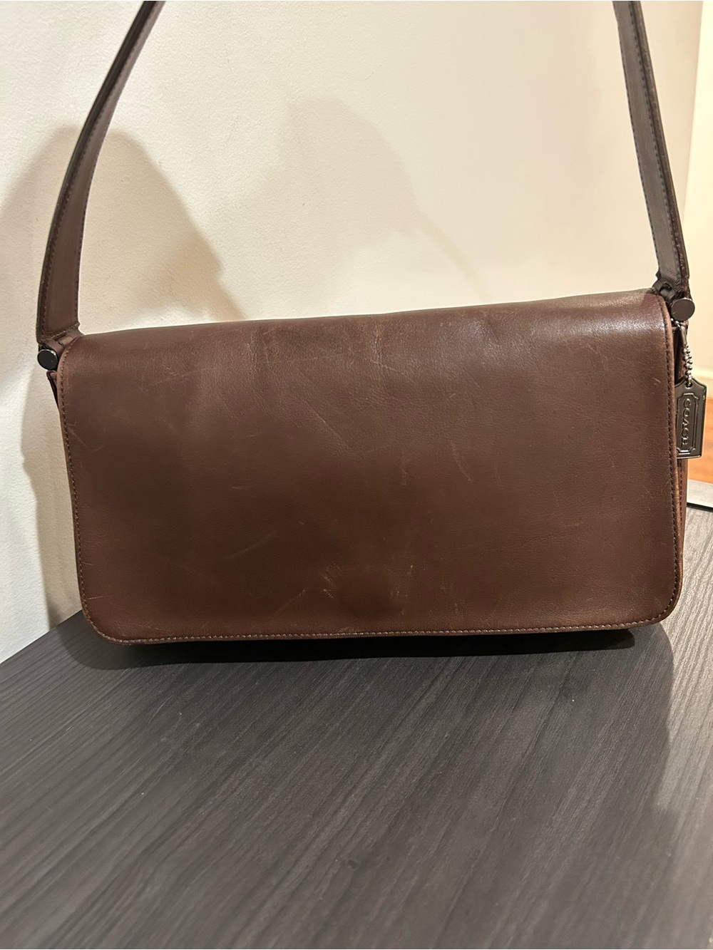 Coach Vintage Bag Whitney
9179 Brown Leather Shoulder
Bag East West.